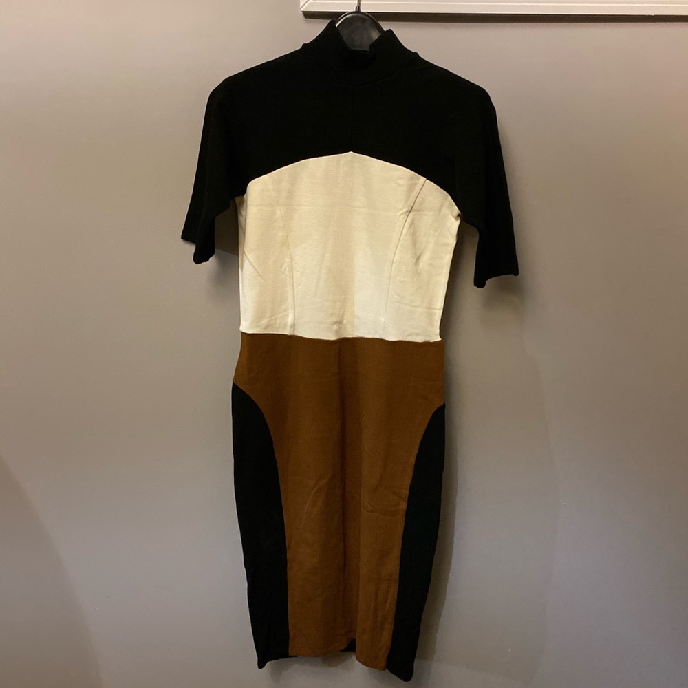 Knitted Dress black color - Picture 1 of 4